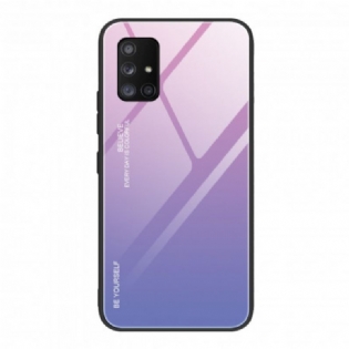 Cover Samsung Galaxy A71 5G Hærdet Glas Vær Dig Selv