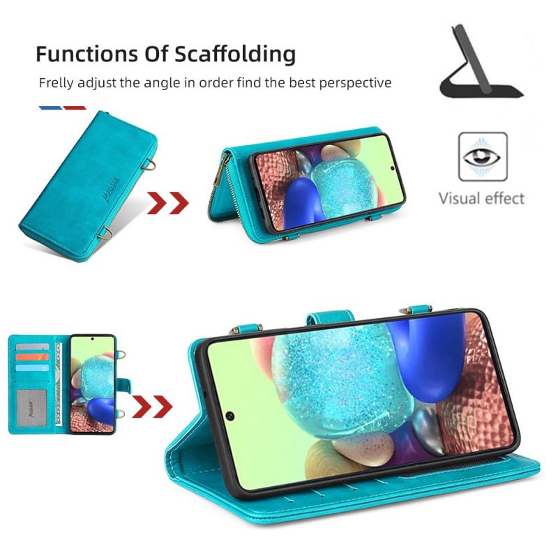 Flip Cover Samsung Galaxy A71 5G Megshi Aftagelig