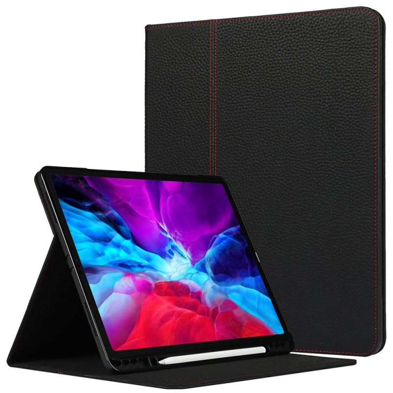 Case iPad Pro 12.9" (2022) Ægte Litchi Læder