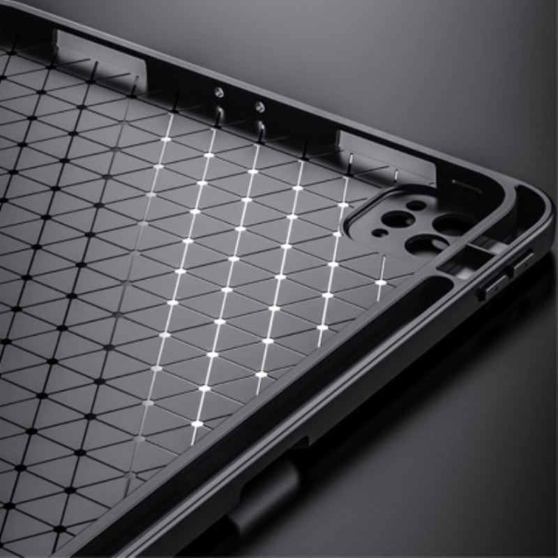 Cover iPad Pro 12.9" (2022) Litchi Imiteret Læder