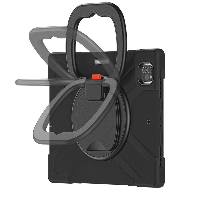 Cover iPad Pro 12.9" (2022) Ultra Resistent Roterende Ring-støtte