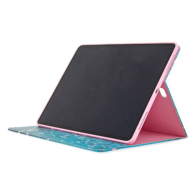 Flip Cover iPad Pro 12.9" (2022) Sakura Træ Print Mønster