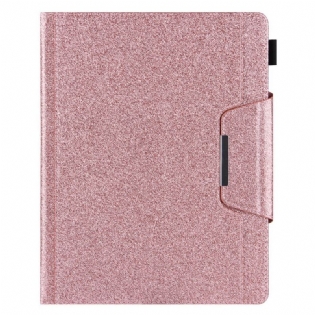 Flip Cover iPad Pro 12.9" (2022) Sølvlås I Imiteret Læder