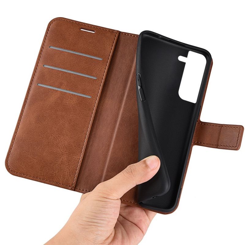 Flip Cover Samsung Galaxy S23 Plus 5G Stil Læder Farve