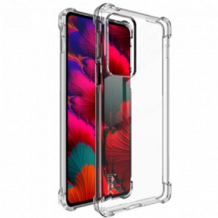 Cover Motorola Edge 20 Pro Gennemsigtig Med Imak Skærmfilm