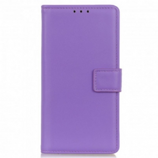 Flip Cover Motorola Edge 20 Pro Almindeligt Imiteret Læder