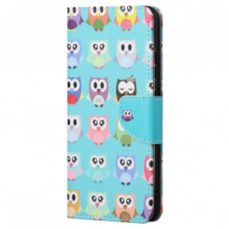 Flip Cover Motorola Edge 20 Pro Flere Ugler
