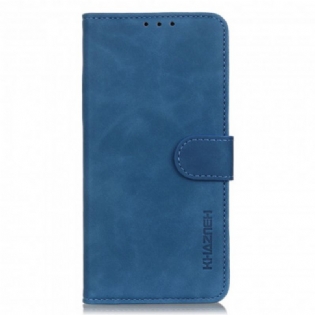 Flip Cover Motorola Edge 20 Pro Khazneh Vintage Lædereffekt