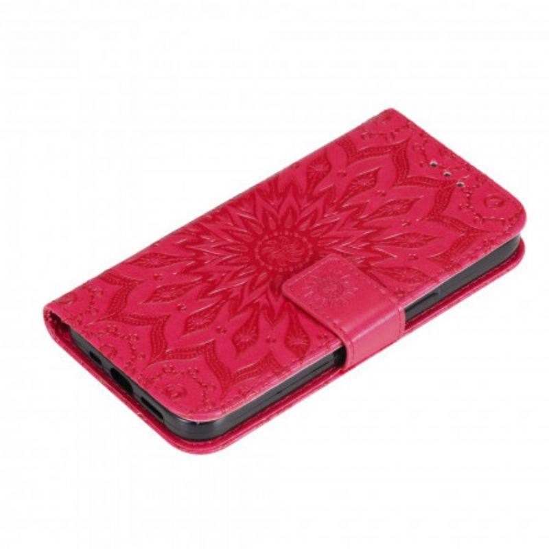 Flip Cover Motorola Edge 20 Pro Solblomst