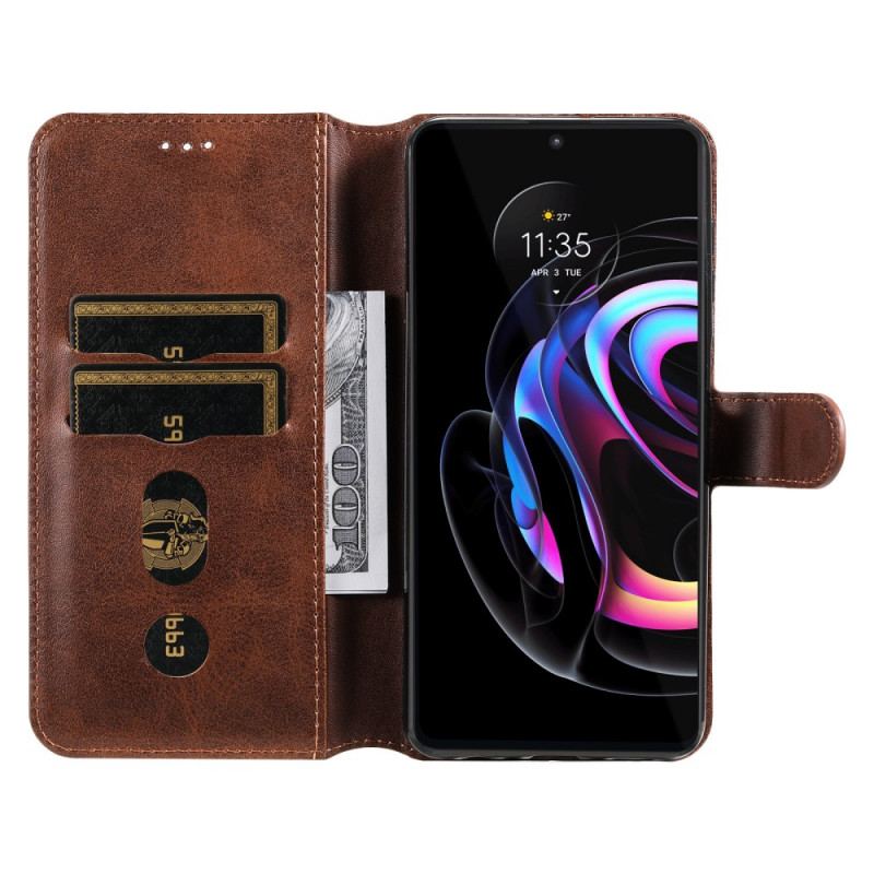 Flip Cover Motorola Edge 20 Pro Solid Color Series