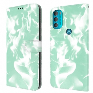 Flip Cover Moto G71 5G Abstrakt Mønster