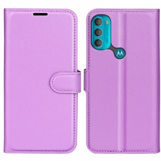 Læder Cover Moto G71 5G Klassisk