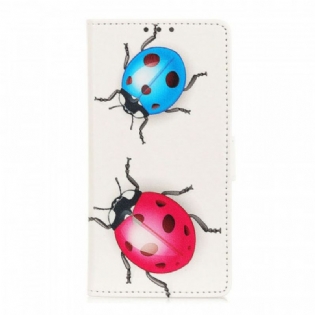 Læder Cover Moto G71 5G Mariehøns