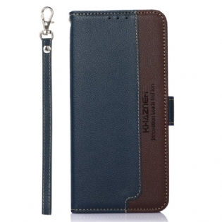 Flip Cover Sony Xperia 5 IV Lychee Style Rfid Khazneh