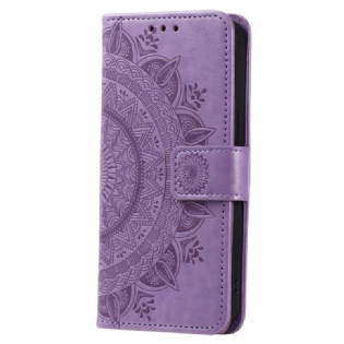 Flip Cover Sony Xperia 5 IV Med Snor Strappy Sun Mandala