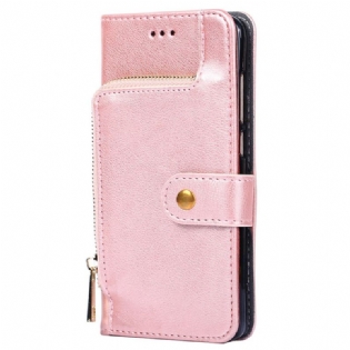 Flip Cover Sony Xperia 5 IV Møntpung Med Lynlås
