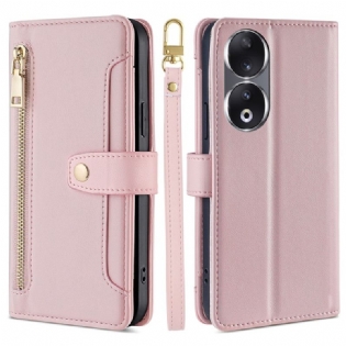 Flip Cover Honor 90 Snor Og Skulderrem