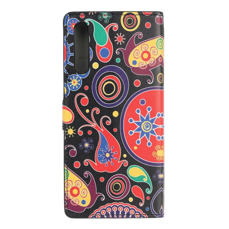 Læder Cover Huawei P Smart S Galaxy Design