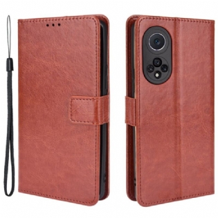 Flip Cover Honor 50 Pro Pro Imiteret Læder Flashy
