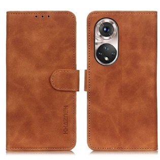Flip Cover Huawei Nova 9 Pro Khazneh Vintage Lædereffekt