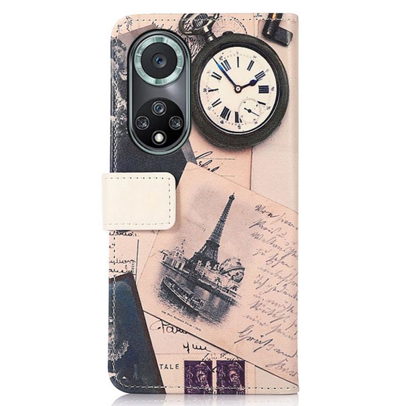 Flip Cover Huawei Nova 9 Pro Poetens Eiffeltårn