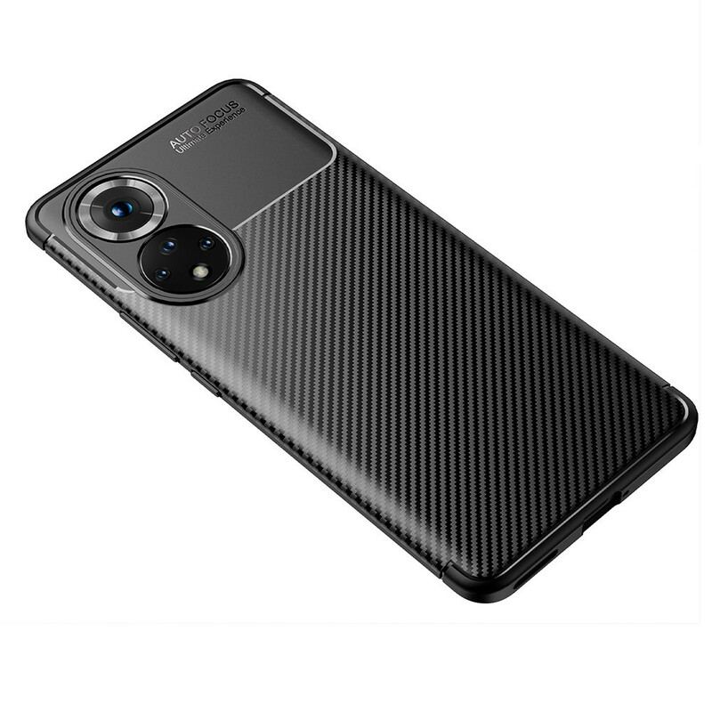 Mobilcover Huawei Nova 9 Pro Fleksibel Kulfibertekstur