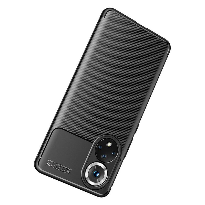 Mobilcover Huawei Nova 9 Pro Fleksibel Kulfibertekstur