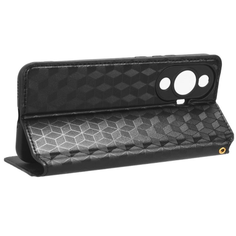 Flip Cover Til Huawei Nova 12s 3d Diamanter