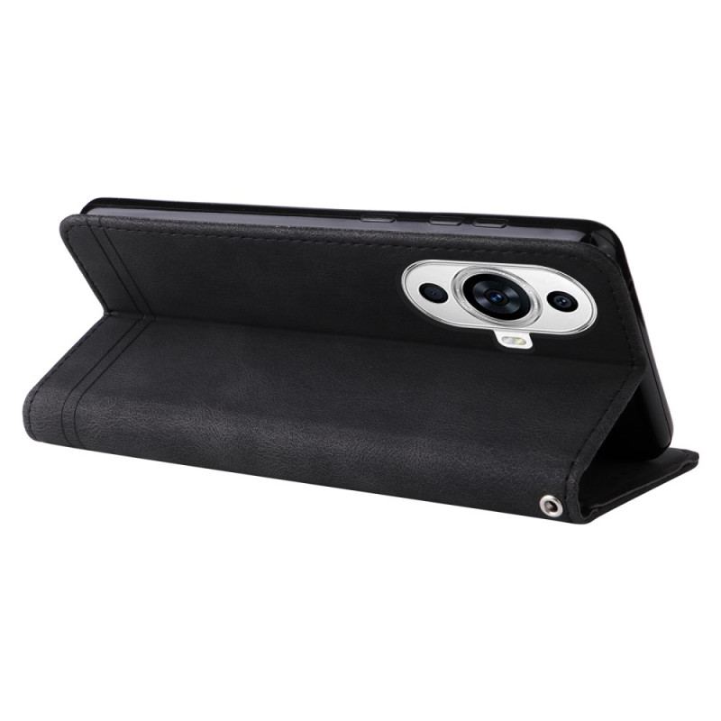 Flip Cover Til Huawei Nova 12s Nitte Og Rem