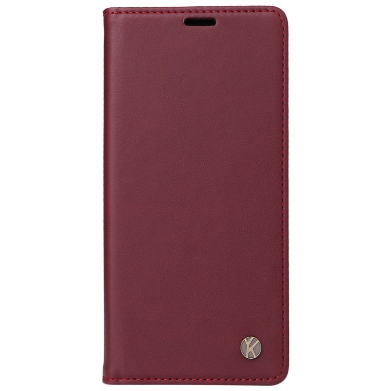 Læder Cover Motorola Edge 50 Pro Telefon Etui Klassisk Yikatu