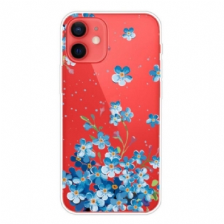Cover iPhone 13 Mini Buket Blå Blomster
