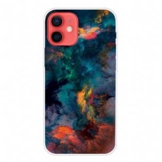Cover iPhone 13 Mini Farverige Skyer