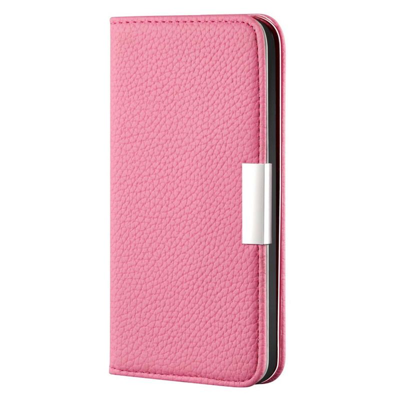 Cover iPhone 13 Mini Flip Cover Imiteret Læder Litchi Ultra Chic