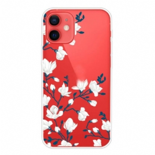 Cover iPhone 13 Mini Hvide Blomster