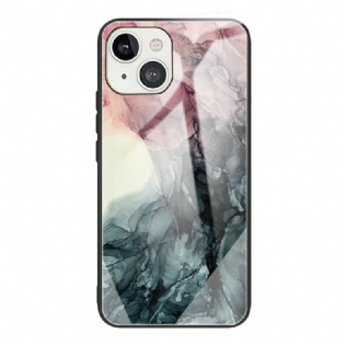 Cover iPhone 13 Mini Marmor Hærdet Glas