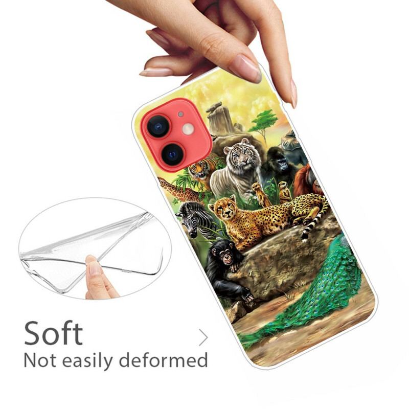 Cover iPhone 13 Mini Safari Dyr