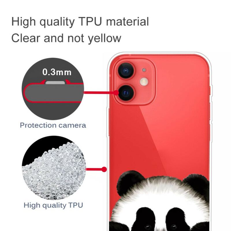 Cover iPhone 13 Mini Sømløs Panda