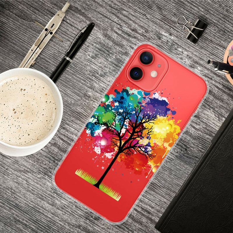 Cover iPhone 13 Mini Sømløst Akvareltræ