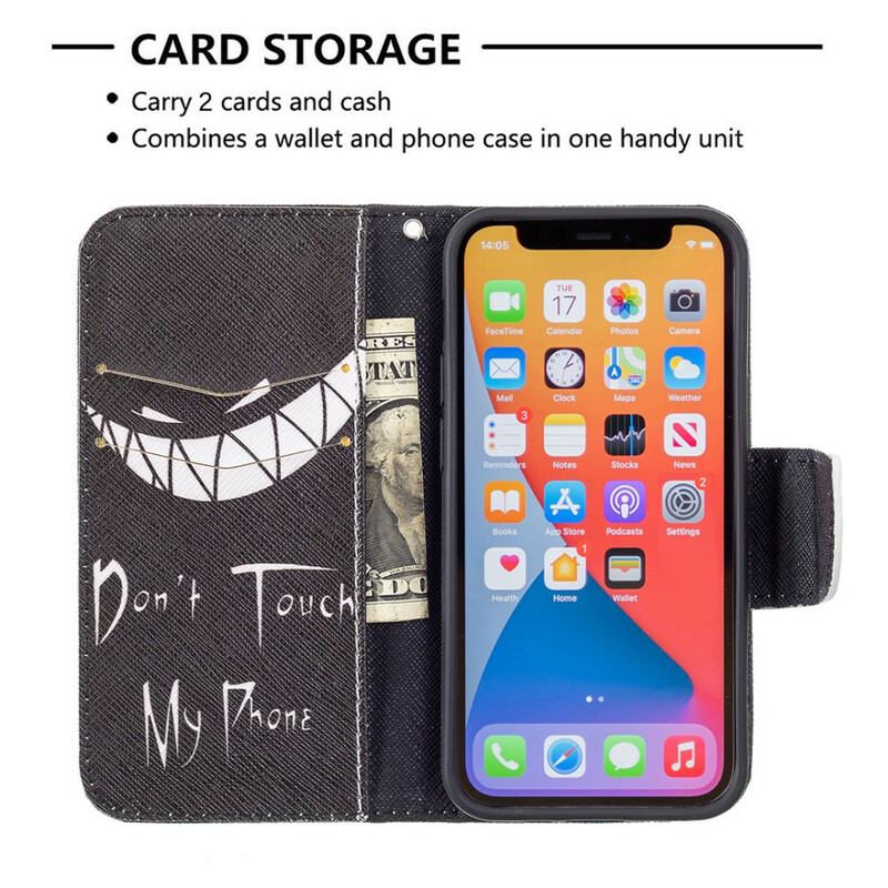 Flip Cover iPhone 13 Mini Djævelens Telefon