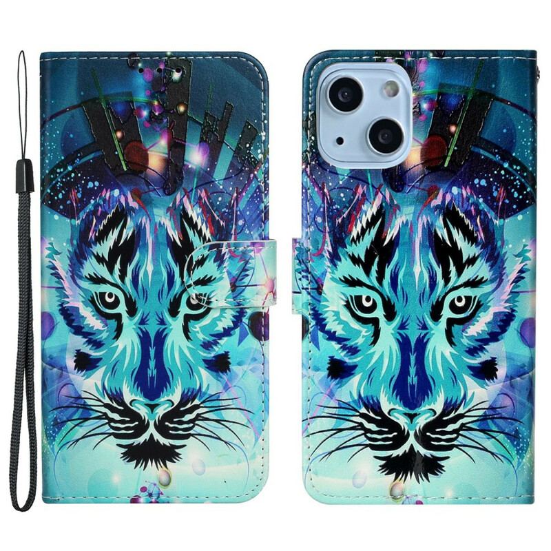 Flip Cover iPhone 13 Mini Ice Tiger