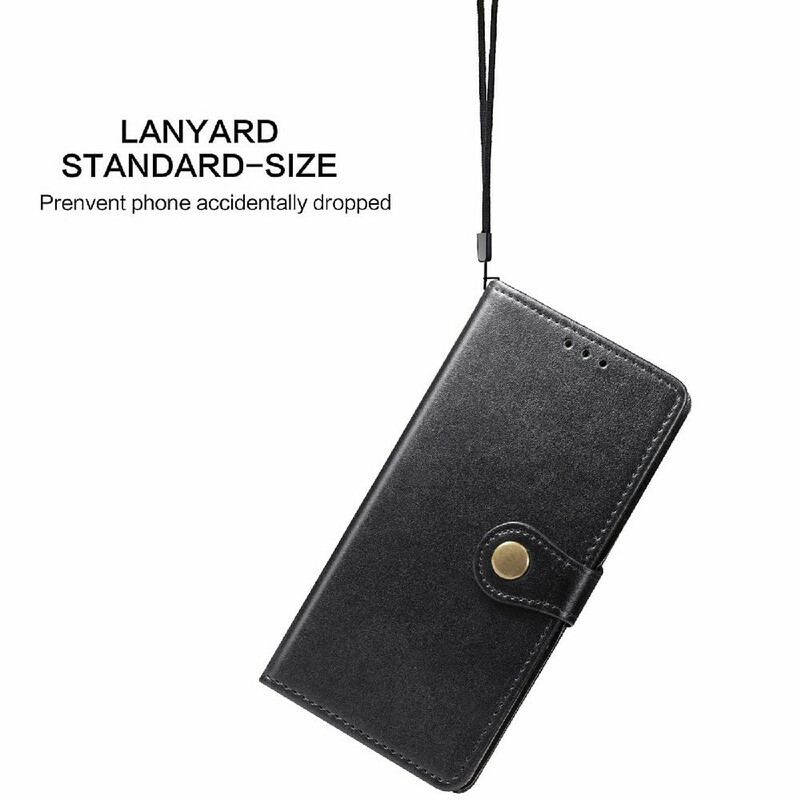 Flip Cover iPhone 13 Mini Kunstlæder Og Vintage Lås