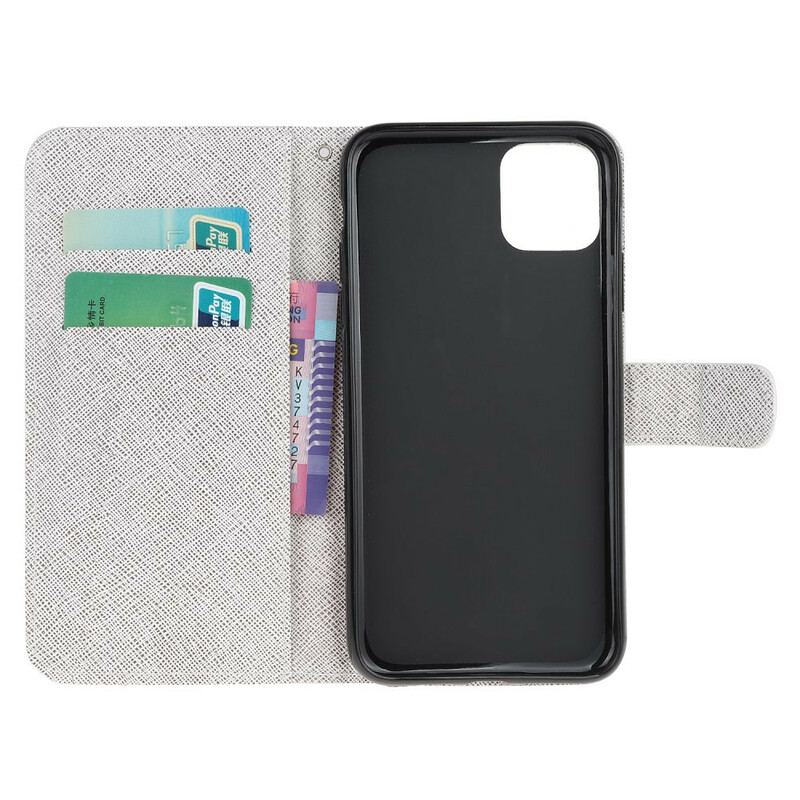 Flip Cover iPhone 13 Mini Med Snor Levering Thong Cats