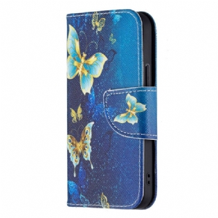 Flip Cover iPhone 13 Mini Sommerfugle Konger