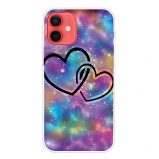 Mobilcover iPhone 13 Mini Lænkede Hjerter