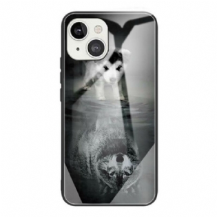 Mobilcover iPhone 13 Mini Puppy Dream Hærdet Glas