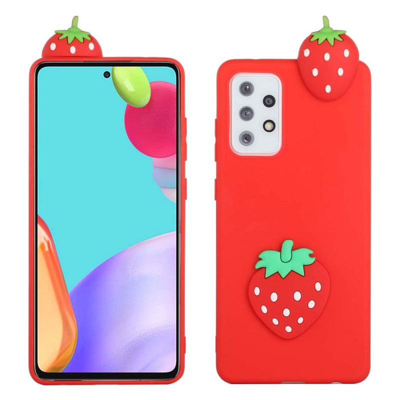 Cover Samsung Galaxy A33 5G 3d Jordbær