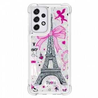 Cover Samsung Galaxy A33 5G Eiffeltårnets Pailletter