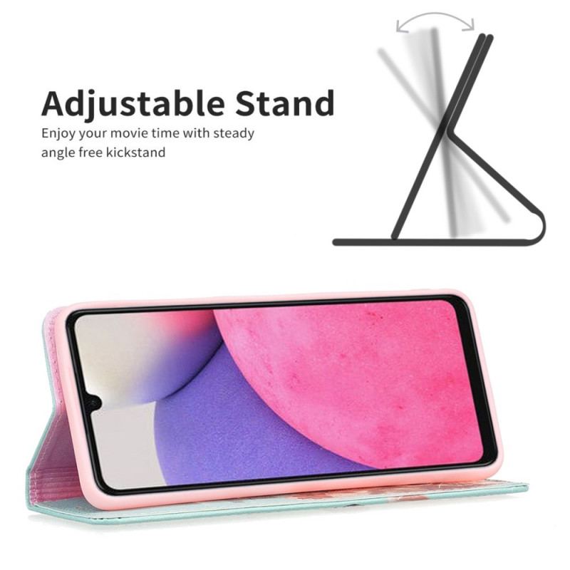Cover Samsung Galaxy A33 5G Flip Cover Hånden Op