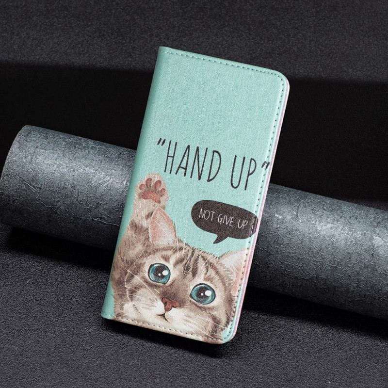 Cover Samsung Galaxy A33 5G Flip Cover Hånden Op