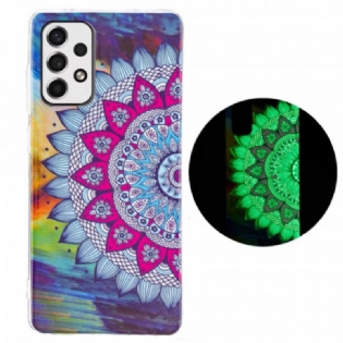 Cover Samsung Galaxy A33 5G Fluorescerende Farverig Mandala